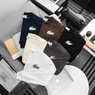 Mẫu áo thun tay dài chất cotton 4c mềm mịn, co giãn tốt.