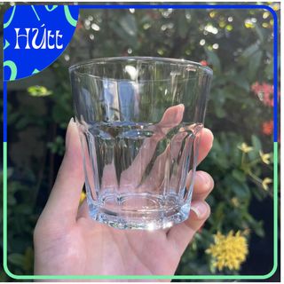 Hộp 6 Ly Thủy Tinh Ngấn Cạnh Uống Trà, Cà Phê 270ML Nhập Khẩu Indonesia (BeRise TSL-9.5)