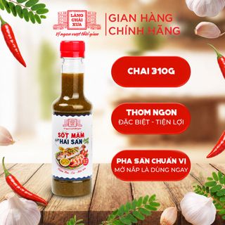 [Chai 310g] Sốt Mắm Chấm Hải Sản Chua Cay Làng Chài Xưa Pha Sẵn 7 Loại Gia Vị
