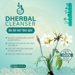 SỮA RỬA MẶT THẢO DƯỢC DHERBAL - DHOUSELUXURY