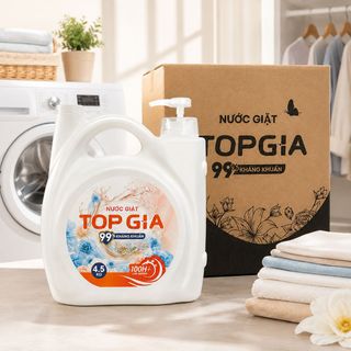 Nước Giặt Top Gia Can 4,5L Full Vat