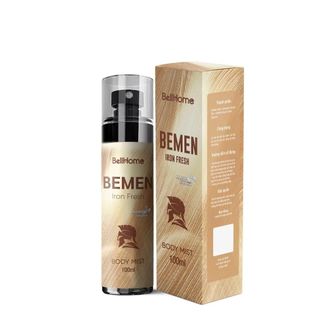 Body mist Bellhome Bemen Dark Spirit No19 100ml hương gỗ phương đông nam tính lưu hương lâu