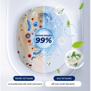 Cốc thả bồn cầu Bellhome Công nghệ sinh học, Làm sạch tự động, xanh thoáng mát, Lưu hương 90 ngày