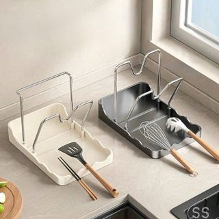 Giá đỡ nắp nồi Giá đỡ vị trí Giá đỡ thìa nhà bếp