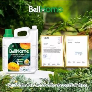 Nước giặt xả BellHome 10kg Công nghệ sinh học – Sạch vết bẩn, Không hóa chất, Lưu hương cả ngày dài