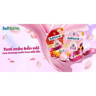 Nước Xả vải Bellhome 2KG Hương nước hoa tinh tế – Thơm lâu, Mềm vải, An toàn cho mọi gia đình