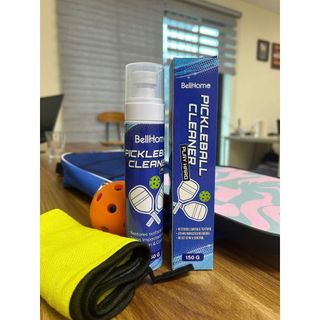 Xịt vệ sinh vợt Pickleball BellHome 150ml, Khử mùi, Kháng khuẩn, Làm sạch nhanh, Bảo vệ vợt bền đẹp