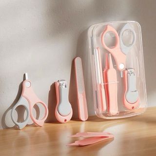 Bộ cắt móng tay 4 món cao cấp cho bé kèm hộp