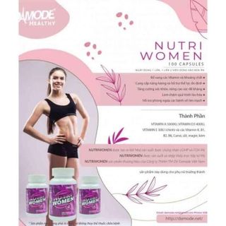 [ Chính Hãng ] Nutri Women - Vitamin, Khoáng Chất, Tăng Sức Đề Kháng Cho Nữ - Damode