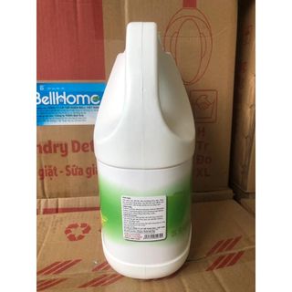 Nước lau sàn Bell Home 3.6L, Công nghệ sinh học, hương chanh sả, diệt khuẩn, sạch bóng, an toàn