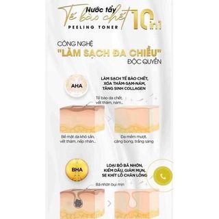 [ Chính Hãng ] Nước Tẩy Tế Bào Chết, Dưỡng Da Peeling Toner P-system - Damode