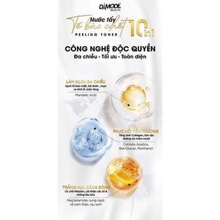 [ Chính Hãng ] Nước Tẩy Tế Bào Chết, Dưỡng Da Peeling Toner P-system - Damode
