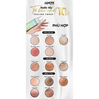 [ Chính Hãng ] Nước Tẩy Tế Bào Chết, Dưỡng Da Peeling Toner P-system - Damode