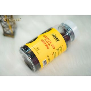 Viên uống Omega 369 Damode - cung cấp chất béo bão hòa, chất xơ, protein hỗ trợ tim mạch, da, tóc