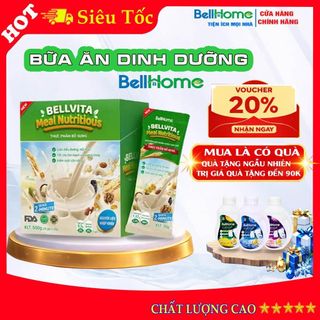 COMBO BỮA ĂN DINH DƯỠNG BELLVITA MEAL DINH DƯỠNG TỪ CÁC LOẠI HẠT => MUA 3 TẶNG 1 + 1 CỐC LẮC