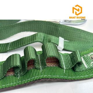Dây đai an toàn lao động 1 móc thép lớn D08, dây bảo hộ lao động, dây an toàn rơi ngã trên cao
