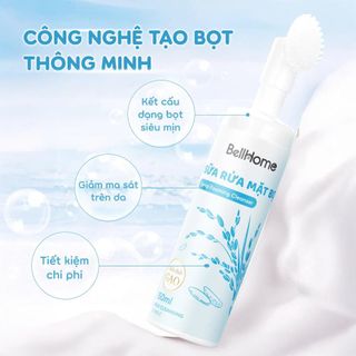 Sữa rửa mặt bọt Cúc la mã BellHome 150ml - Làm sạch sâu - Ngăn ngừa Mụn - Dưỡng ẩm Da nhạy cảm