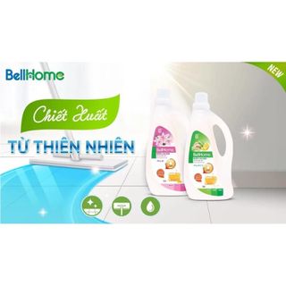 Nước lau sàn Công nghệ sinh học Bellhome 1L – Sạch khuẩn tự nhiên, Thơm mát cho cả gia đình