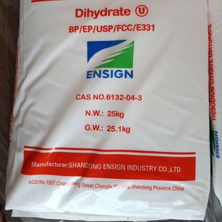 SODIUM CITRATE – BỘT CHANH / BỘT CHUA – CHẤT ĐIỀU CHỈNH pH