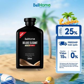 Sữa tắm gội nam dưỡng thể BellHome 6IN1cao cấp – Lưu hương 48H – Mùi nước hoa nam tính, sang trọng