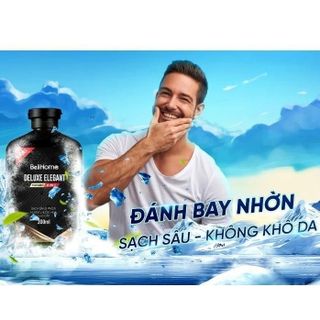 Sữa tắm gội nam dưỡng thể BellHome 6IN1cao cấp – Lưu hương 48H – Mùi nước hoa nam tính, sang trọng