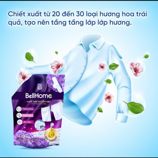 Nước giặt xả sinh học BellHome túi 4.2KG – 3 mùi hương – Sạch thơm lâu, An toàn cho da nhạy cảm