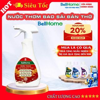 Nước Thơm Bao Sái Bàn Thờ Bell Home, Hương Quế Lau Dọn Bàn Thờ, Đồ Thờ Cúng, Nơi Linh Thiêng Sạch Sẽ
