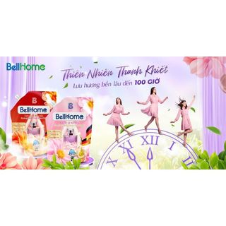 Túi Nước Xả Vải đậm đặc Bell Home 2Kg Hương Nước Hoa Cao Cấp Cho Áo Quần Thơm Mát Cả Tuẩn