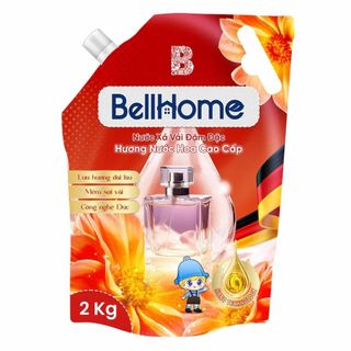 Túi Nước Xả Vải đậm đặc Bell Home 2Kg Hương Nước Hoa Cao Cấp Cho Áo Quần Thơm Mát Cả Tuẩn