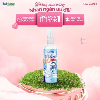 Khử mùi mũ bảo hiểm và Giày dép Bellhome 100g – Khử mùi nhanh, Diệt khuẩn sạch,  Thơm lâu cả ngày