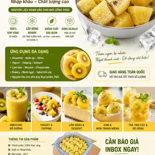 KIWI VÀNG ĐÔNG LẠNH – THỬ LÀM BÁNH KIWI ĐANG HOT
