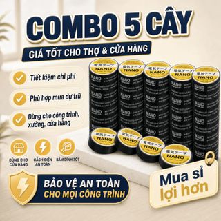 Băng keo điện Nano Japan 20Y – PVC cách điện 18mm – cây 10 cuộn