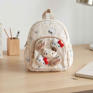 🎒 BALO MINI MẦM NON A15104 – Nhỏ Xinh, Họa Tiết Kitty Siêu Đáng Yêu Cho Bé
