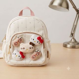🎒 BALO MINI MẦM NON A15104 – Nhỏ Xinh, Họa Tiết Kitty Siêu Đáng Yêu Cho Bé