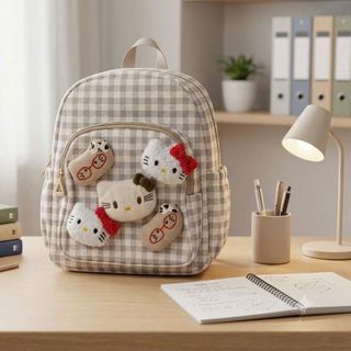 🎒 BALO MINI MẦM NON A15104 – Nhỏ Xinh, Họa Tiết Kitty Siêu Đáng Yêu Cho Bé