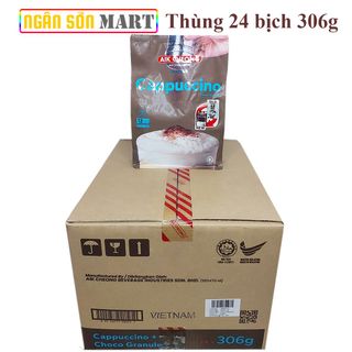 Cà phê Cappuccino Aik Cheong Malaysia 24 bịch 306g (Đã gồm phí Ship)