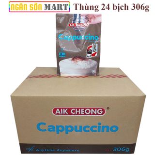 Cà phê Cappuccino Aik Cheong Malaysia 24 bịch 306g (Đã gồm phí Ship)
