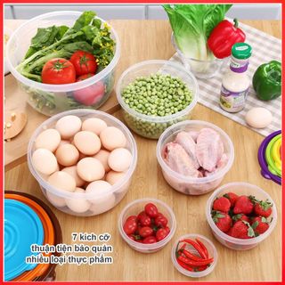 Bộ Tô Bảo Quản Thực Phẩm 7 Món