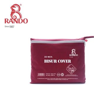 Áo Mưa Bisur Cover - Thương hiệu RANDO - Che Kín Toàn Thân, Có Vành Che Bàn Tay Chống Nước Tuyệt Đối