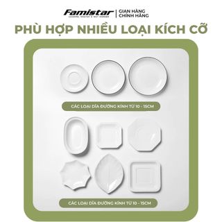 Màng bọc thực phẩm co giãn FAMISTAR - BTP01, combo 100 cái, có chun tiện dụng, phân phối sỉ số lượng lớn