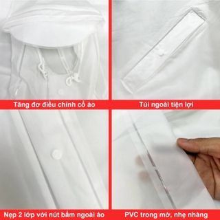 Áo mưa Butterfly wings dây kéo nam/nữ - Thương hiệu RANDO, chính hãng, cao cấp