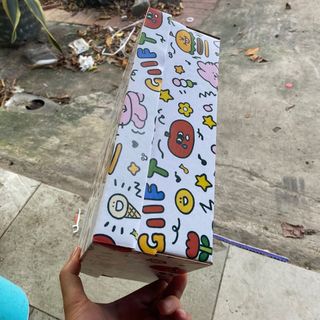 [Tổng Kho Sỉ 5k/1 hộp] Hộp Giấy Carton Đóng Hàng Giày Dép Size Nam Nữ - Hộp Bìa Nắp Gập cà rốt hoạ tiết
