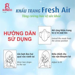 Khẩu Trang Fresh Air lẻ 1 cái - OMWS-01 (Giao màu ngẫu nhiên)