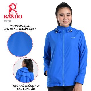 Áo Gió Cao Cấp Nữ Avado - Thương hiệu Rando, chính hãng, cao cấp - ACFS-02