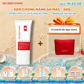 Kem Chống Nắng Sa Mạc Sắc Ngọc Khang [Tuýp 50g]