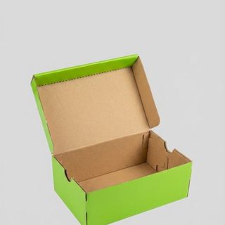 [Tổng Kho Sỉ 5k/1 hộp] Hộp Giấy Carton Đóng Hàng Giày Dép Size Nam Nữ - Hộp Bìa Nắp Gập Dép Xanh