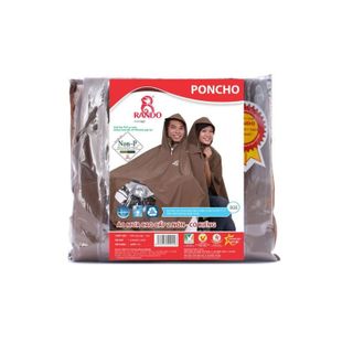 Áo Mưa Cổ Rùa Cao Cấp 2 Nón Kiếng 0.23 - Thương hiệu Rando, chính hãng, cao cấp - APPS-14 (Giao màu ngẫu nhiên)