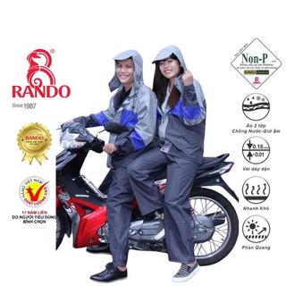 Bộ Áo Mưa Eco - Thương hiệu Rando, chính hãng, cao cấp - ASUM-01