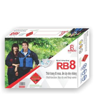 Bộ Áo Mưa RB8 - Thương hiệu Rando, chính hãng, cao cấp - ASNM-88