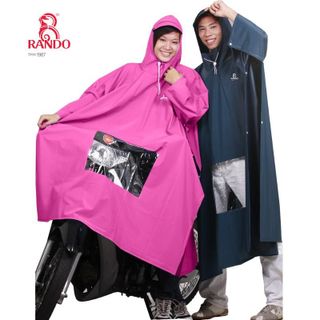 Áo Mưa Cổ Rùa Cao Cấp Kiếng 0.23 - Thương hiệu Rando, chính hãng, cao cấp - APPS-13 (Giao màu ngẫu nhiên)